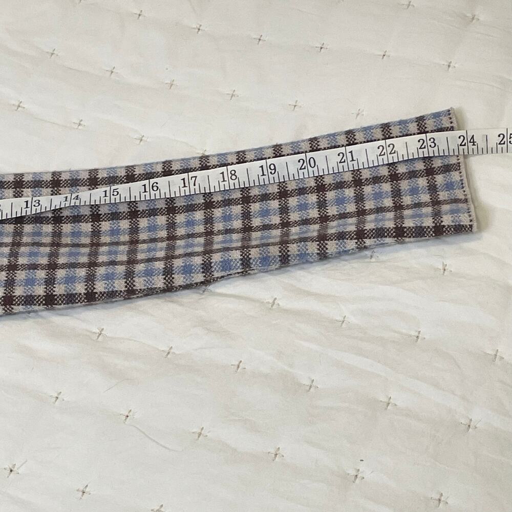 Rachel Rachel Roy Cardigan Jacket Women’s S Brown Blue Checked Knit - Picture 9 of 10